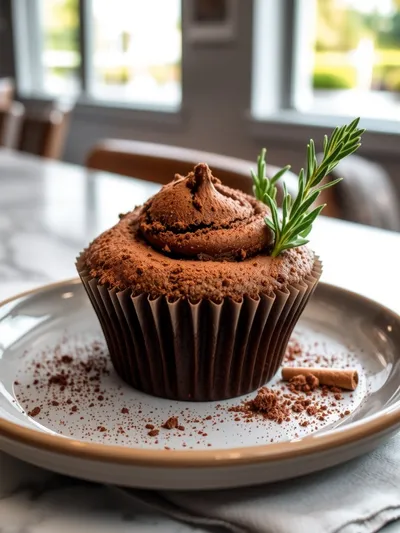 Chocolate Pumpkin Muffin - cooking process