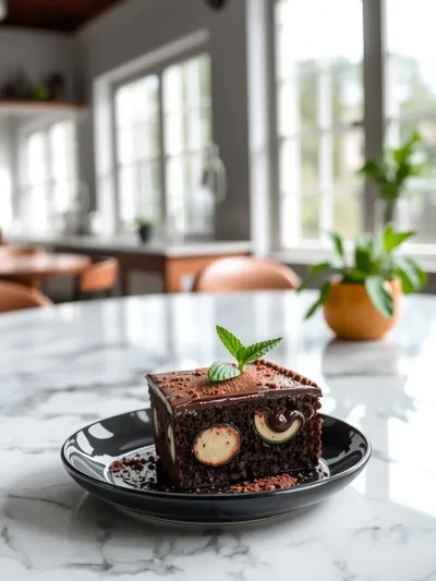 Best Chocolate Zucchini Cake - ready to serve