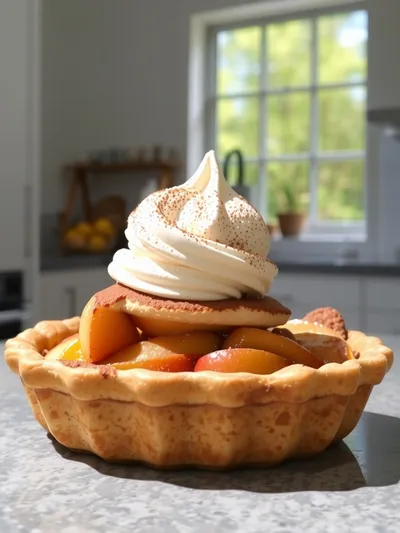 Cinnamon Apple Pie à La Mode