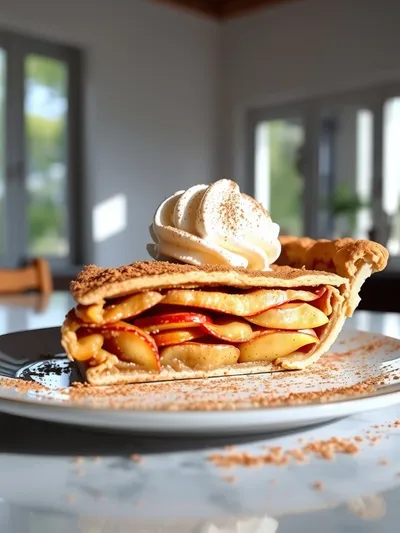 Cinnamon Apple Pie à la Mode