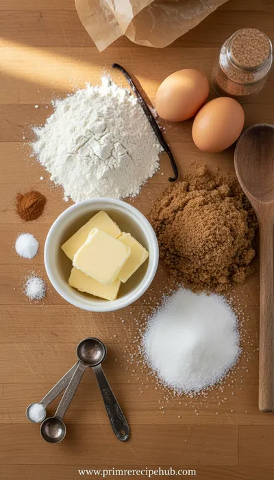 Cinnamon Sugar Blondies – Easy Fall Treat - ingredients preparation