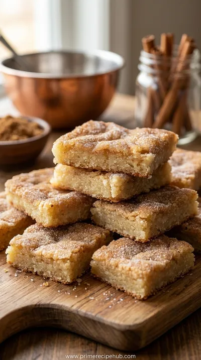 Cinnamon Sugar Blondies – Easy Fall Treat