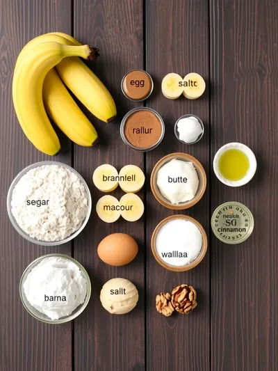 Cinnamon Swirl Banana Bread – Easy Homemade Recipe - ingredients preparation