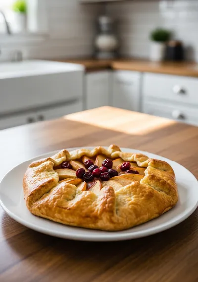 Cranberry Apple Galette