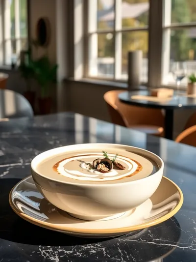 Cream of Mushroom Soup Recipe - ready to serve