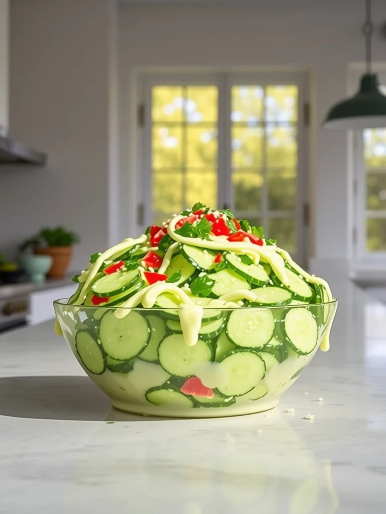 Creamy Asian Cucumber Salad
