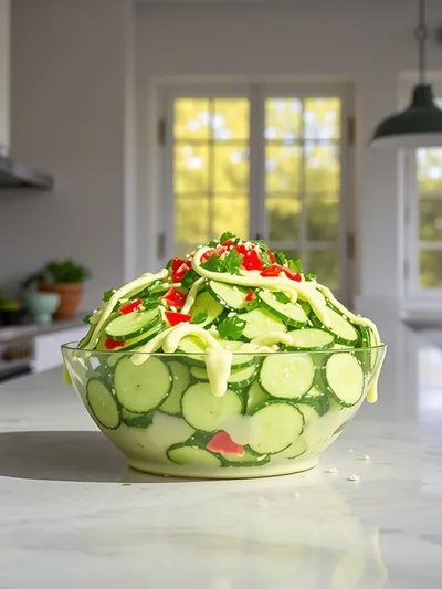 Creamy Asian Cucumber Salad
