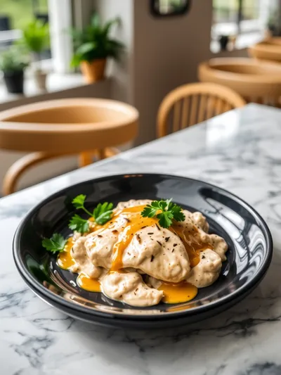 Creamy Chicken – Easy Non‑Alcoholic Copycat - ready to serve