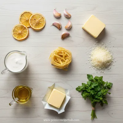 Creamy Lemon Garlic Pasta – Easy Weeknight Dinner - cooking process