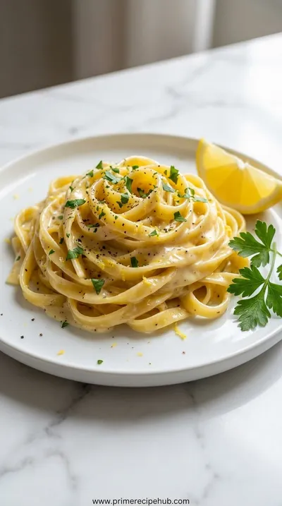 Creamy Lemon Pasta Recipe