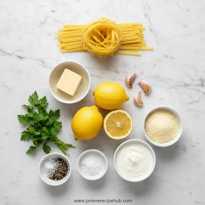 Creamy Lemon Pasta Recipe - cooking process