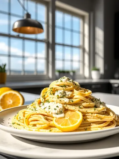 Creamy Lemon Ricotta Pasta – Bright Comforting Dinner