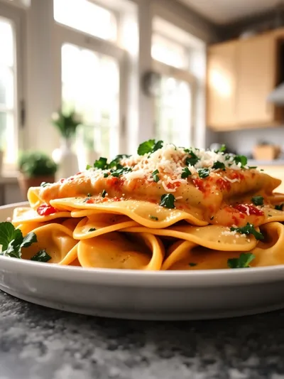 Creamy Tuscan Ravioli
