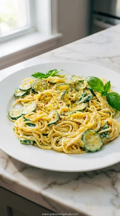 Creamy Zucchini Pasta