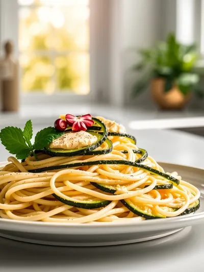 Creamy Zucchini Pasta