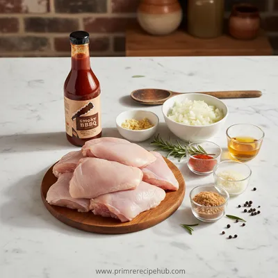 Crockpot BBQ Chicken Recipe - cooking process