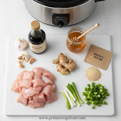 Dump and Go Crockpot Teriyaki Chicken - cooking process