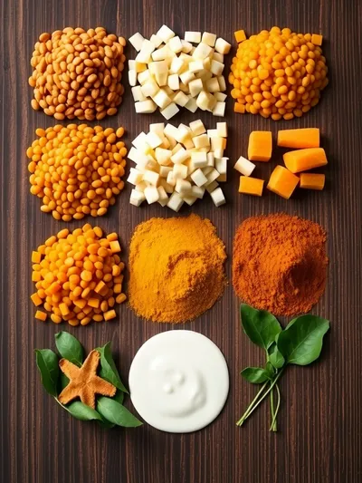 Curry Lentil Soup – Ready in 30 Minutes - ingredients preparation