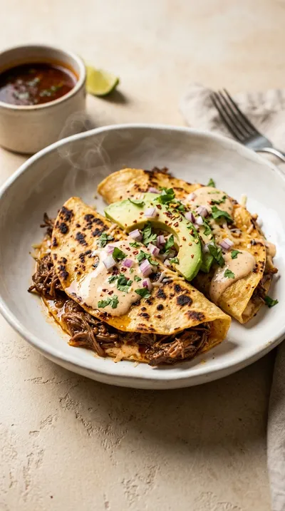 Spicy Ranch Birria Quesadillas