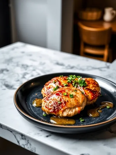 Double Crunch Honey Garlic Chicken Breasts - ready to serve