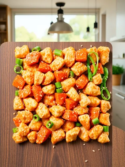 Double Crunch Orange Chicken - ingredients preparation