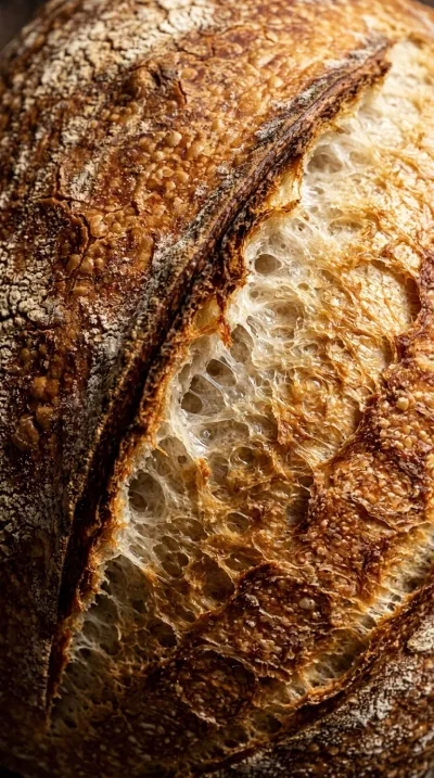 Beginner-Friendly Sourdough Bread - ingredients preparation