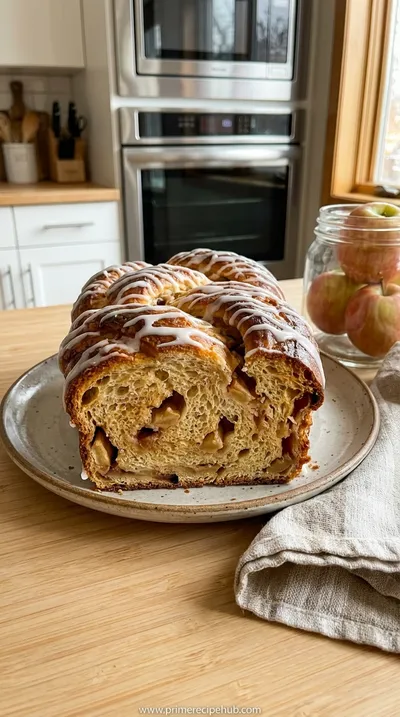 Easiest Sourdough Apple Fritter Discard Loaf
