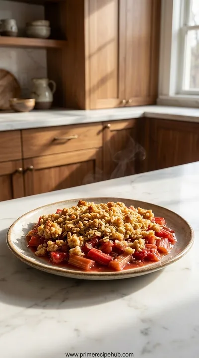 Easy Rhubarb Crisp