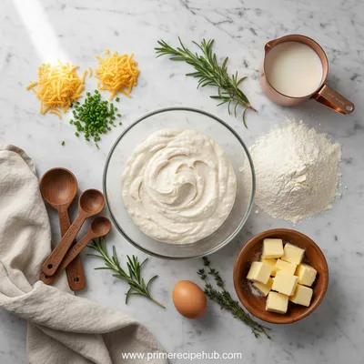 Easy Sourdough Discard Biscuits - cooking process