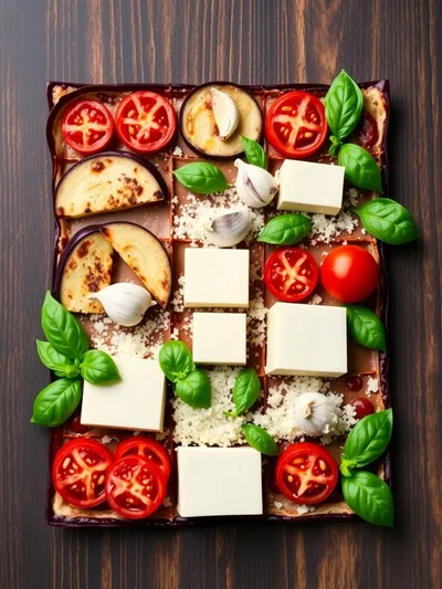 Eggplant Lasagna – Cozy & Flavorful Twist - ingredients preparation