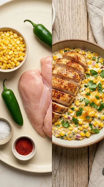 Spicy Ranch Street Corn Chicken – Easy Weeknight Recipe - ready to serve