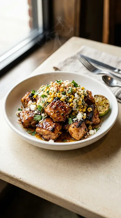 Hot Honey Street Corn Chicken