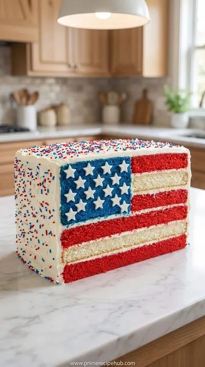 Flag Cake