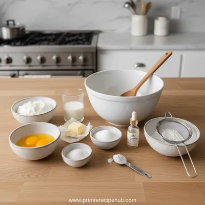 Fluffy Japanese Soufflé Pancakes - cooking process