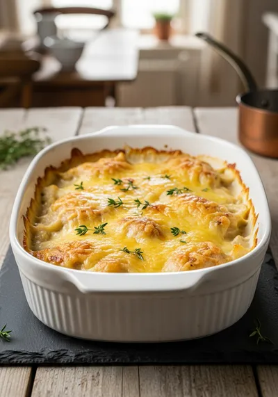 French Chicken Casserole à La Normande