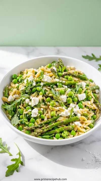 Fresh Spring Orzo Pasta Salad