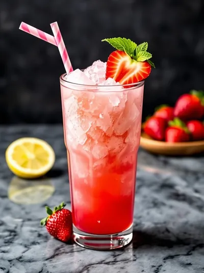 Frozen Strawberry Lemonade – Refreshing Summer Drink - ready to serve