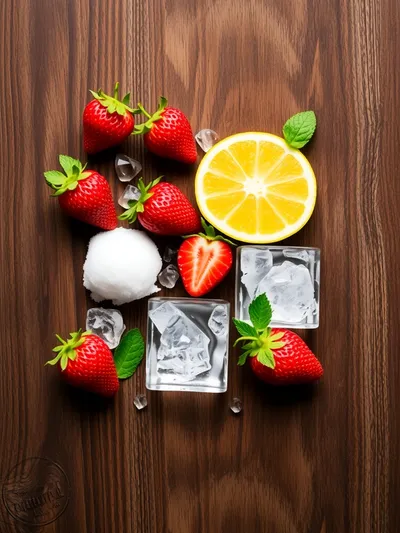 Frozen Strawberry Lemonade – Refreshing Summer Drink - ingredients preparation