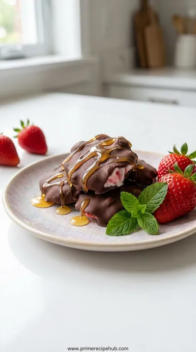 Frozen Strawberry Yogurt Clusters – Healthy No‑Bake Dessert