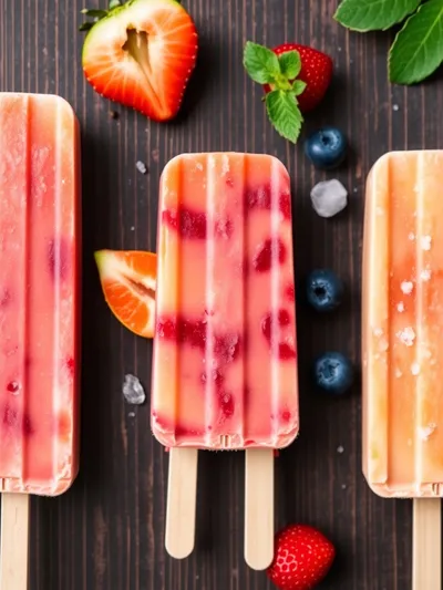 Fruit Popsicles – Refreshing Summer Treat - ingredients preparation