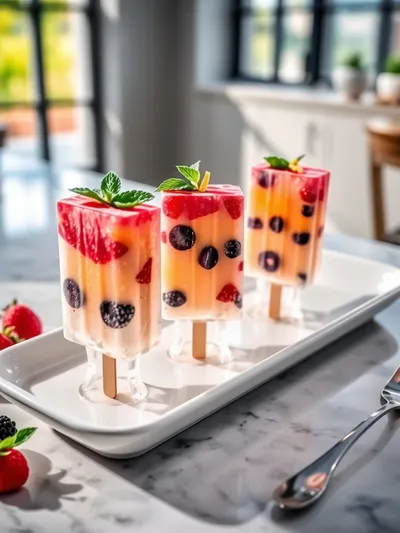 Fruit Popsicles – Refreshing Summer Treat - ready to serve