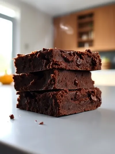 Fudgy Keto Pumpkin Brownie
