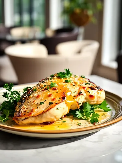 Garlic Chicken Recipe - ready to serve