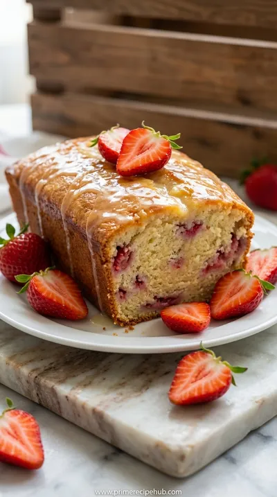 Glazed Strawberry Bread Recipe – Sweet Summer Treat