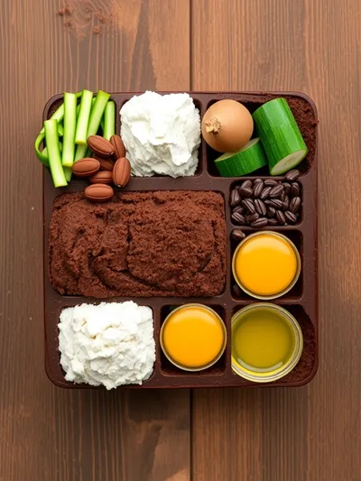 Gluten-Free Chocolate Zucchini Bread - ingredients preparation