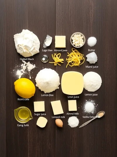Gluten-Free Lemon Velvet Cake - ingredients preparation