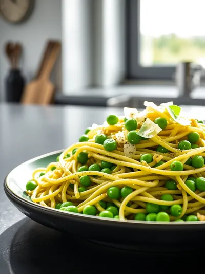 Green Pea Pasta Recipe
