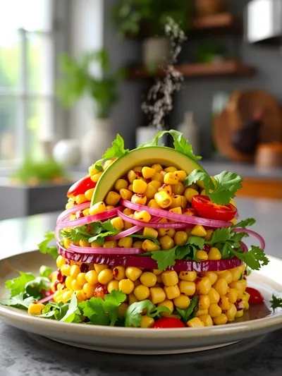 Grilled Corn Salad