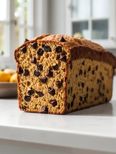 Healthier Chocolate Chip Banana Bread