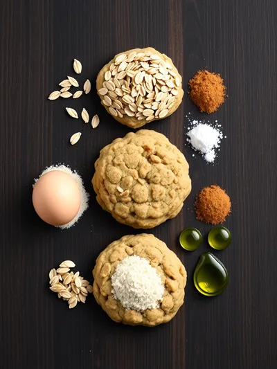 Healthy Oat Zucchini Cookies – Soft, Wholesome Dessert - ingredients preparation